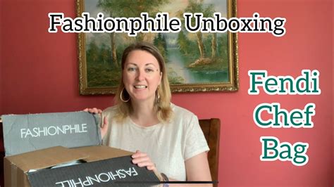 fashionphile fendi|Fendi Unboxing: Chef bag .